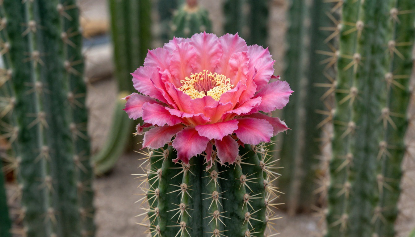 Des milliers de succulentes et des floraisons à couper le souffle