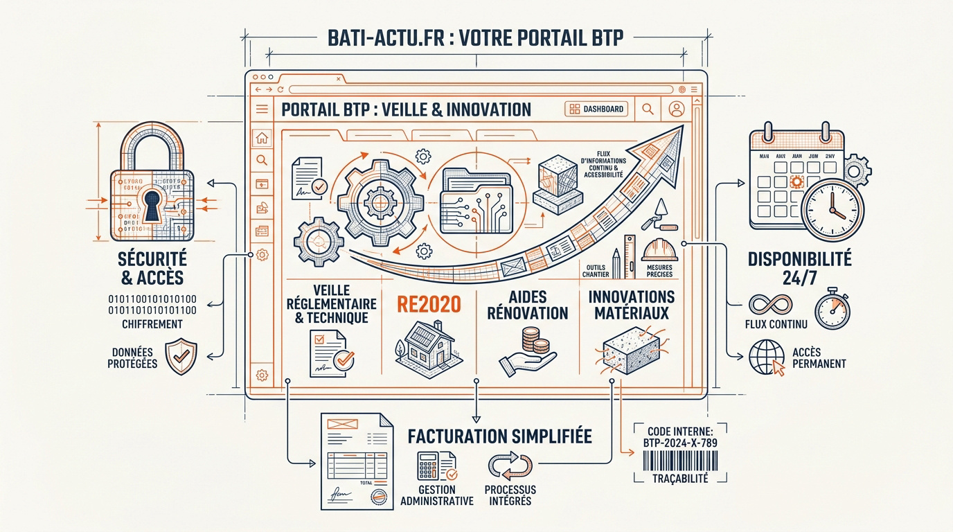 Interface numérique de veille technique pour les professionnels du bâtiment et de la construction