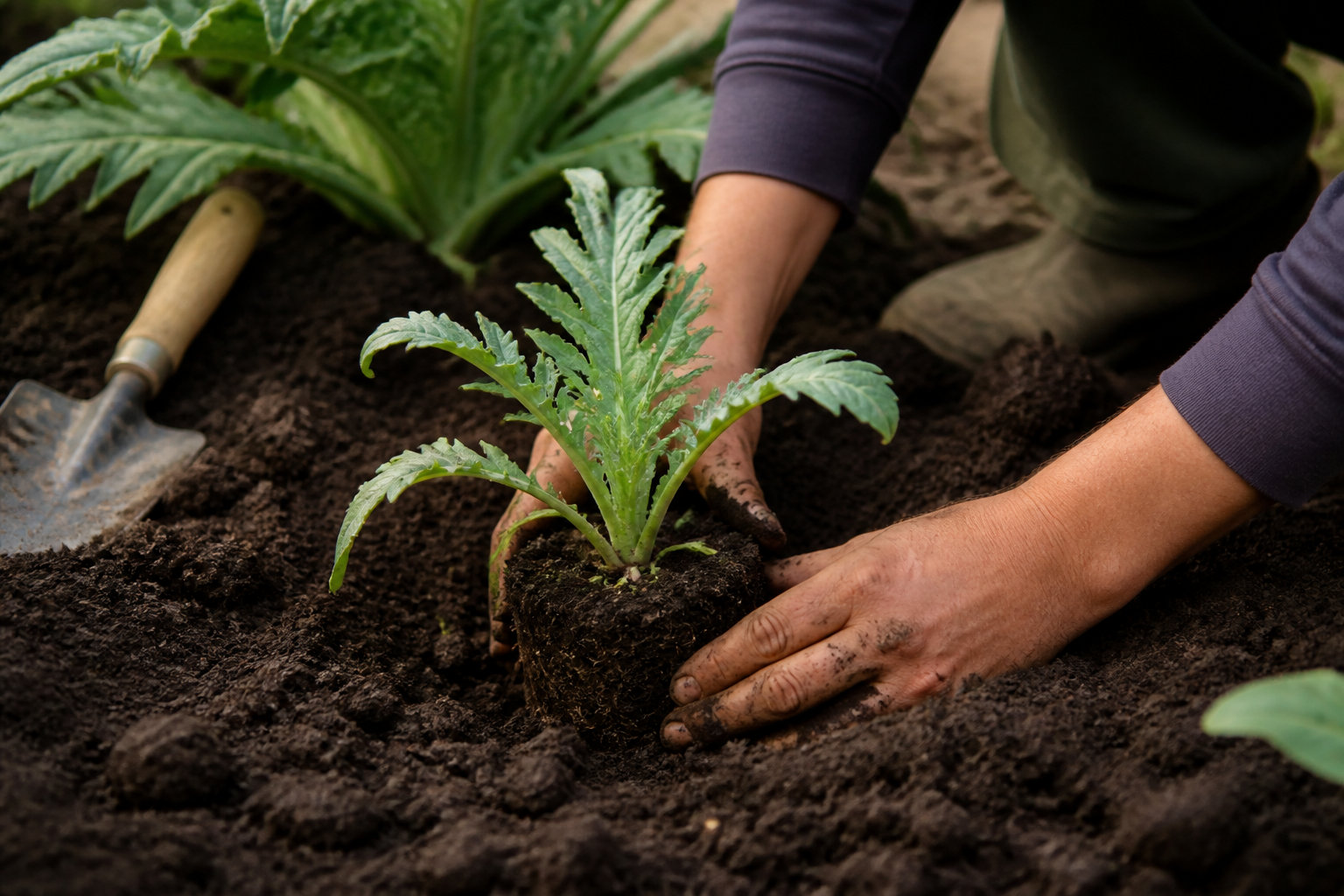 2 méthodes efficaces pour installer vos plants d'artichaut