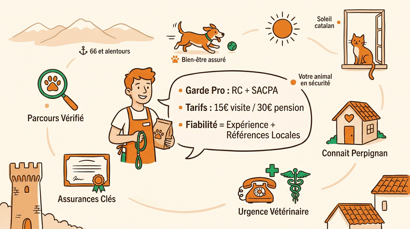 Garde d'animaux à Perpignan : services de pet-sitting et pension