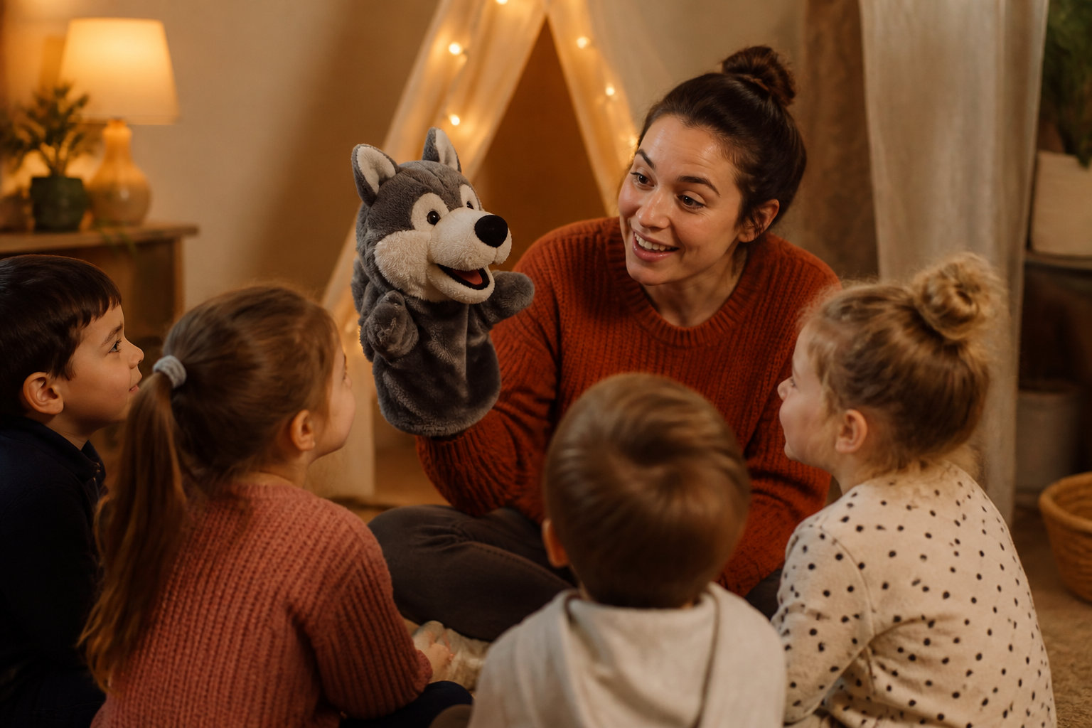 La marionnette loup : l'outil idéal pour le jeu interactif