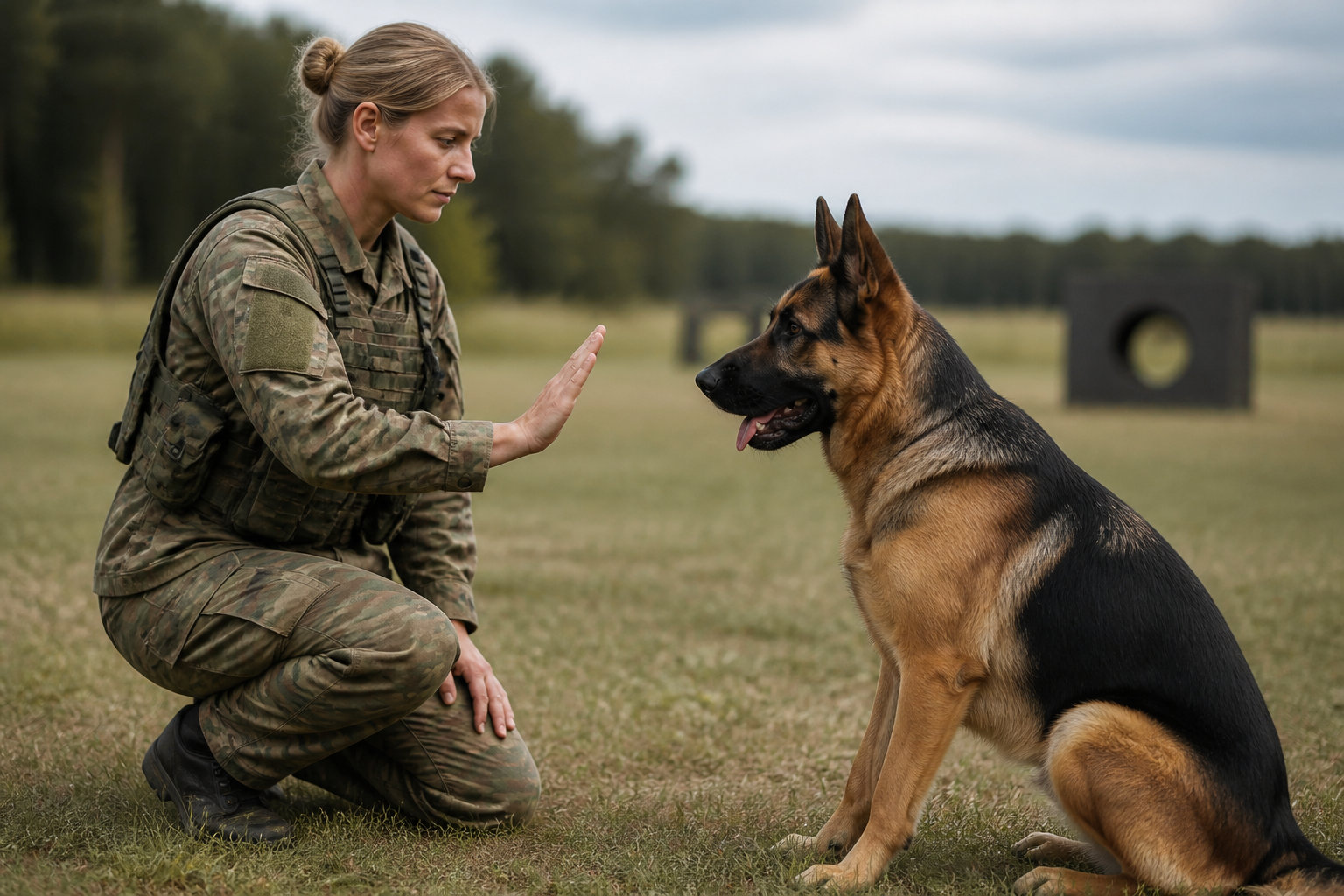Célia : la rigueur d'une maître-chien militaire à votre service 🎖️