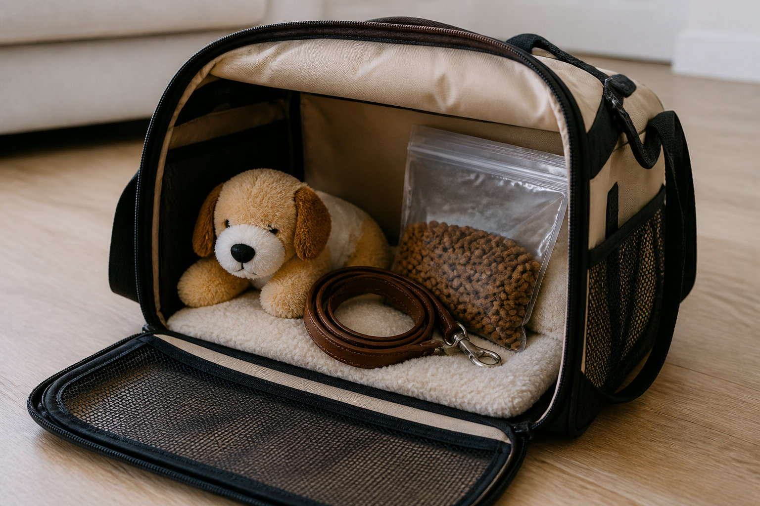 Comment préparer le sac de votre compagnon avant le départ ?