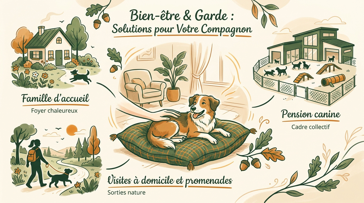 Chien heureux en garde à Orléans