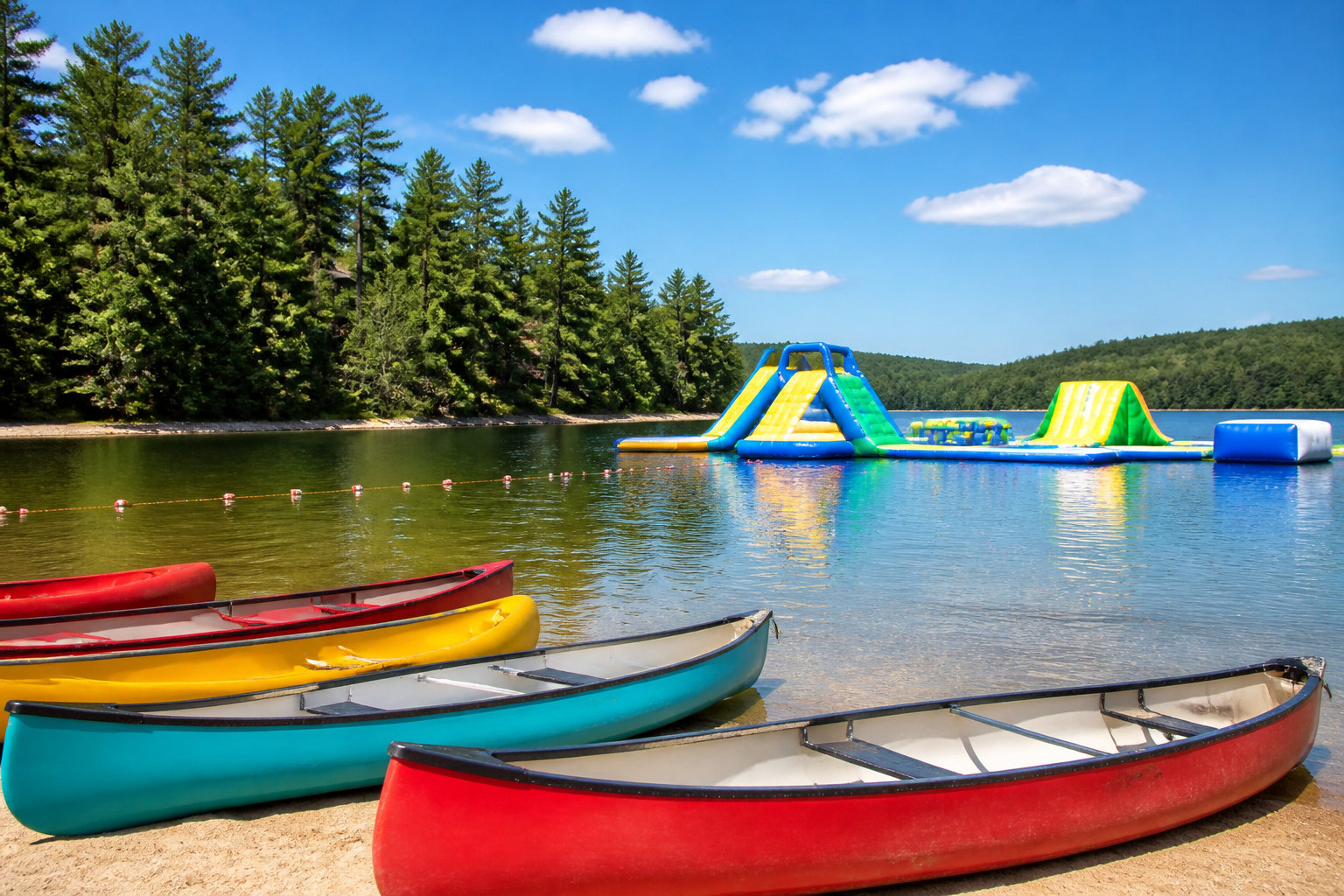 Le parc aqualudique de Vassivière pour bouger en plein air 🛶